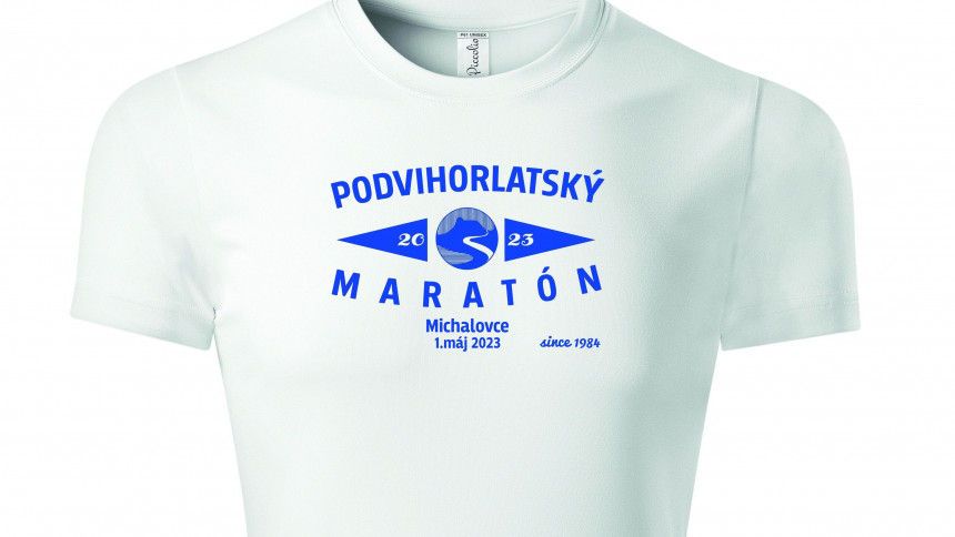 Aj v roku 2023 dostane každý účastník Podvihorlatského maratónu štýlové tričko